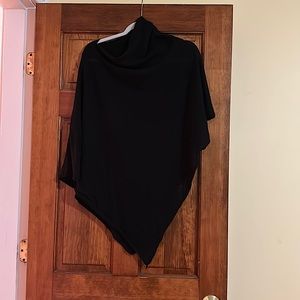 Poncho style sweater